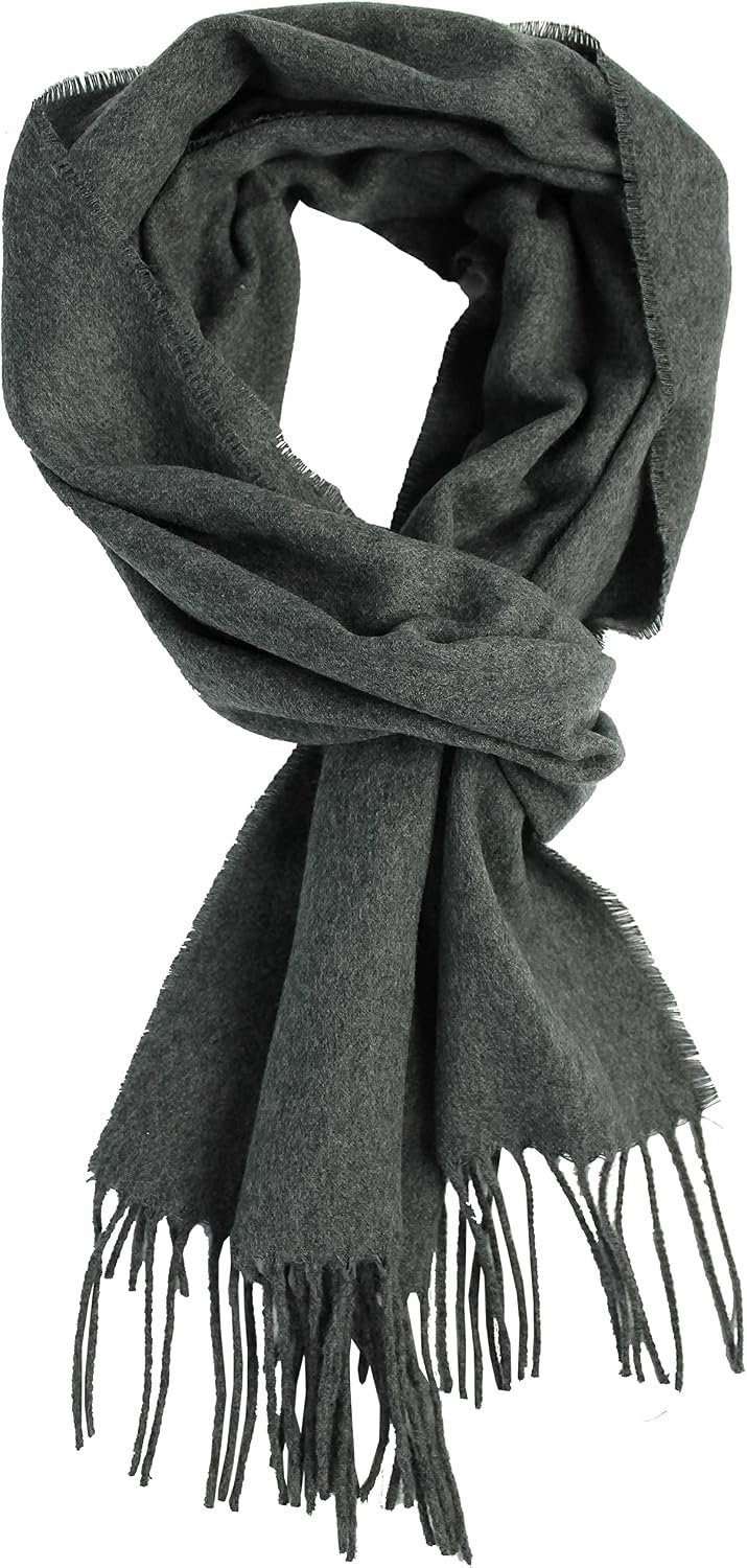 Unisex Sjaal Grijs Gemêleerd - Zacht & Stijlvol