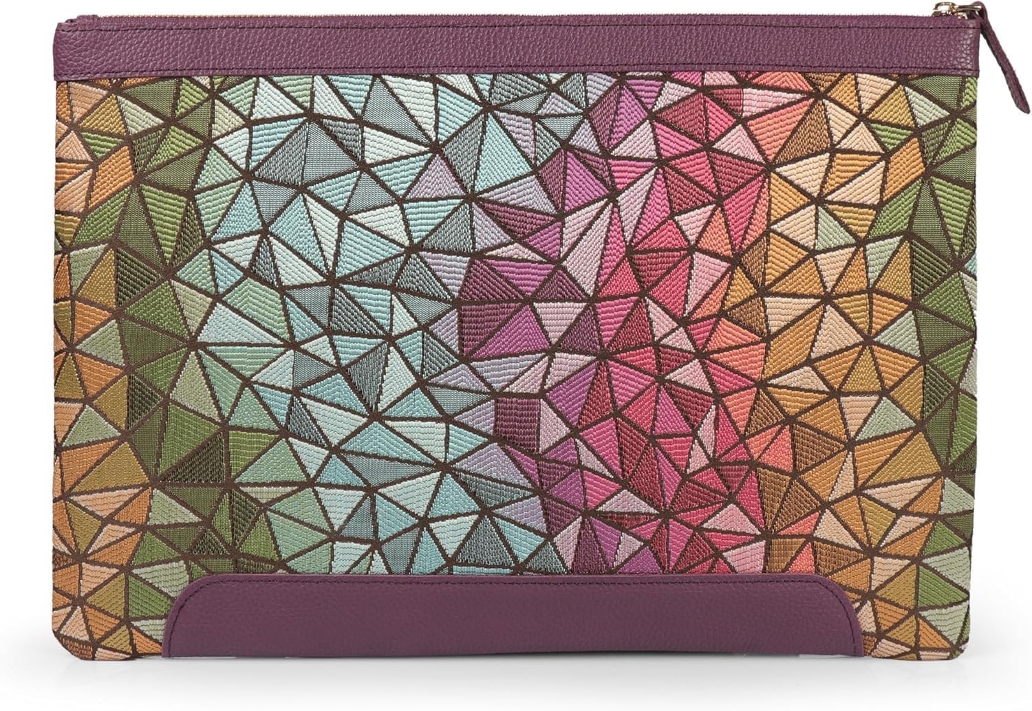 Merkloze Laptoptas Leer - Beschermhoes voor 13" MacBook (Paars)