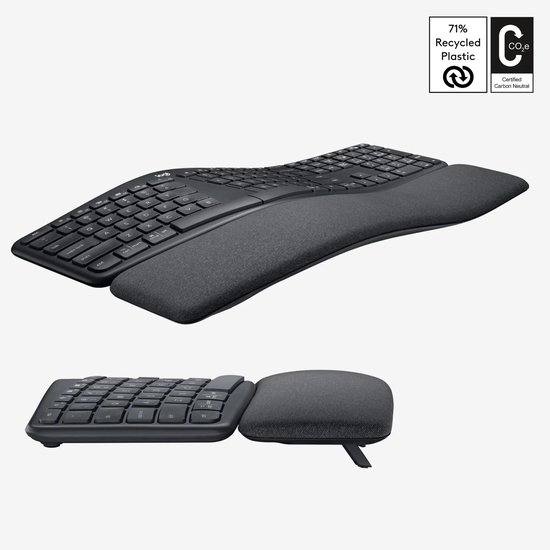 Logitech K860 Ergonomisch Draadloos Toetsenbord Qwerty