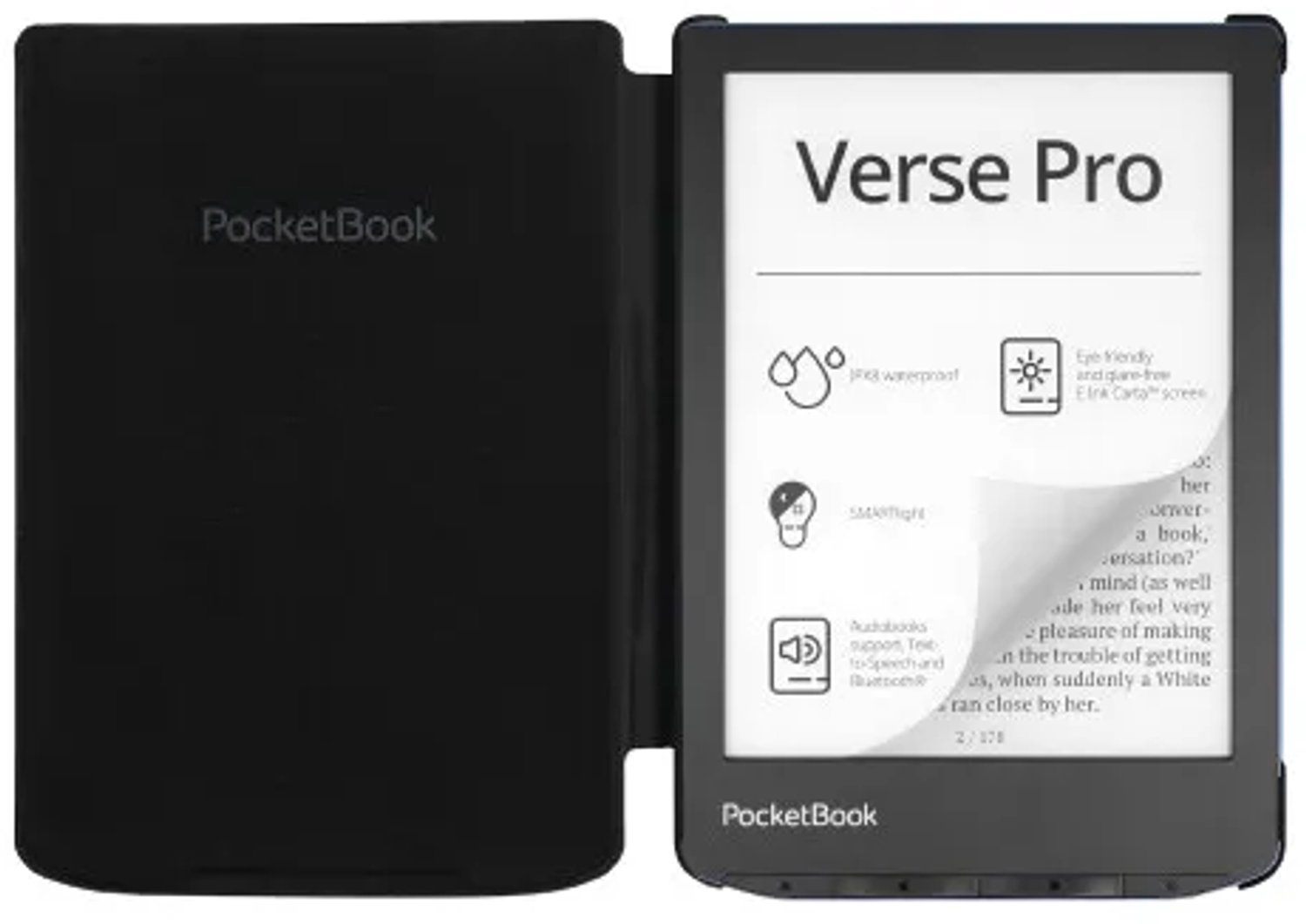 PocketBook Verse Pro e-reader – 6 inch E Ink Carta-scherm – 16 GB – waterdicht – Azure – foto 8