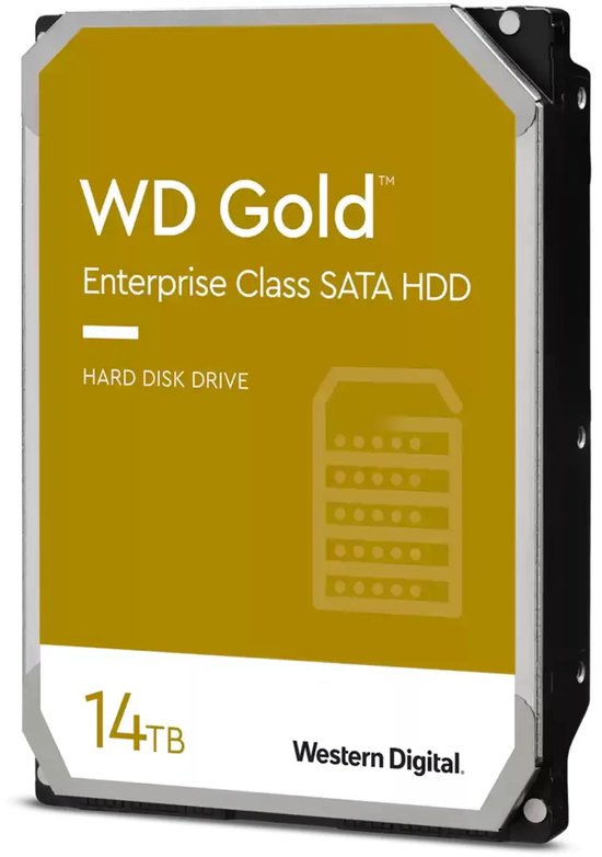 Western Digital Gold WD142KRYZ interne harde schijf 14 TB 7200 RPM 512 MB 3.5" SATA III — afbeelding 3