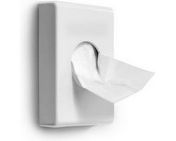 Satino Hygiënezakjes Dispenser Wit - (100x25x135 mm)