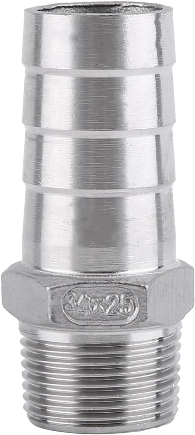 Hose connector 1/8"~3/4" - roestvrij staal SS304 - stevige verbinding - eenvoudig te installeren - ShopVlot