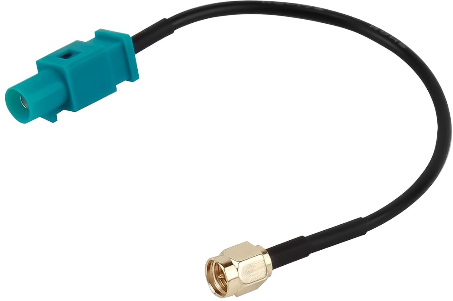 Antenne verlengkabel 30 cm - Fakra Z naar SMA Plug - Geschikt voor DAB, GPS en 4G LTE - Verbeter je radioontvangst - ShopVlot