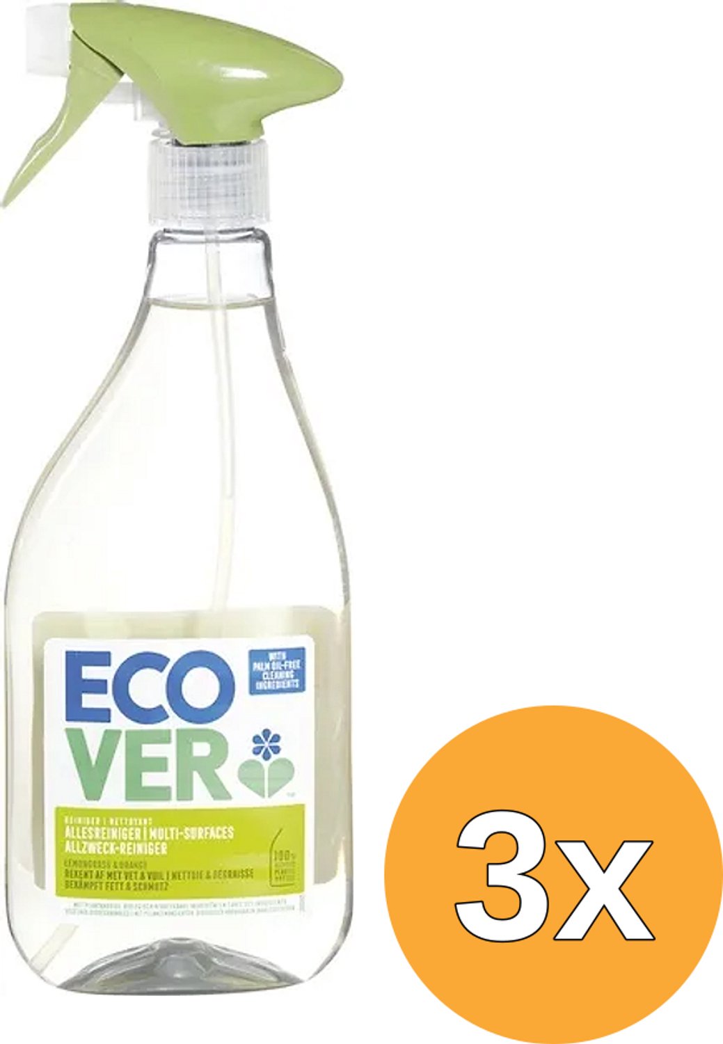 3x Ecover Allesreiniger Spray (500 ml)