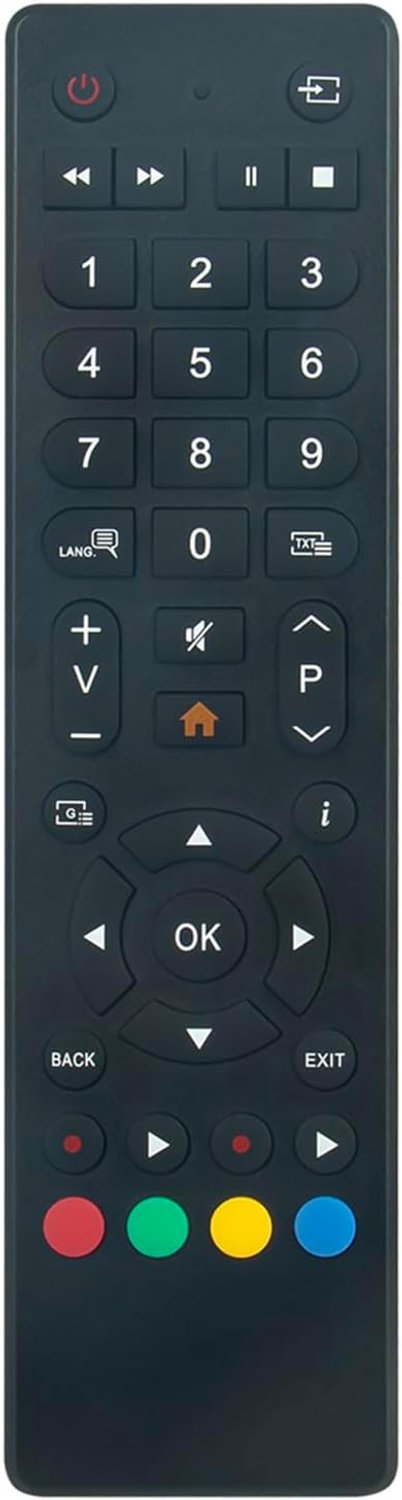 Remote Control Compatible with Hitachi ELIT Telefuniken TV 32DTH824/0 - ShopVlot