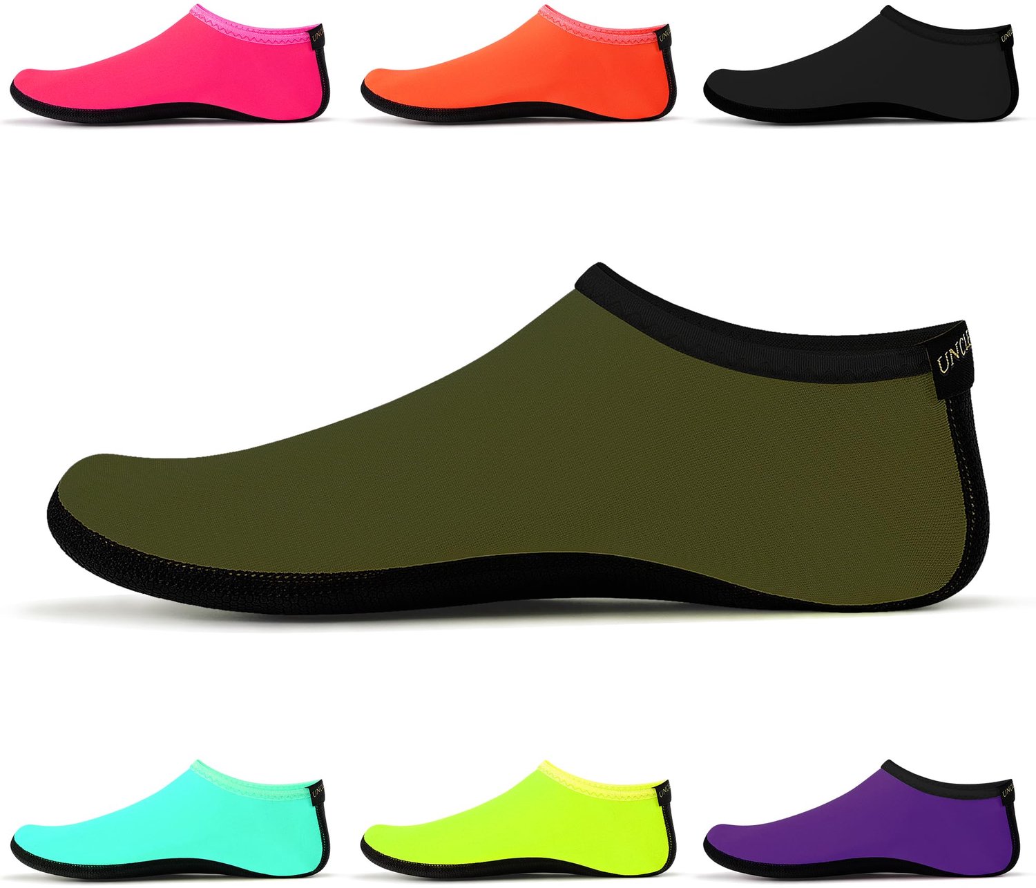 Watersokken EU-maat 42-43 - Unisex waterschoenen - Groen - Ideaal voor strand en zwembad - ShopVlot