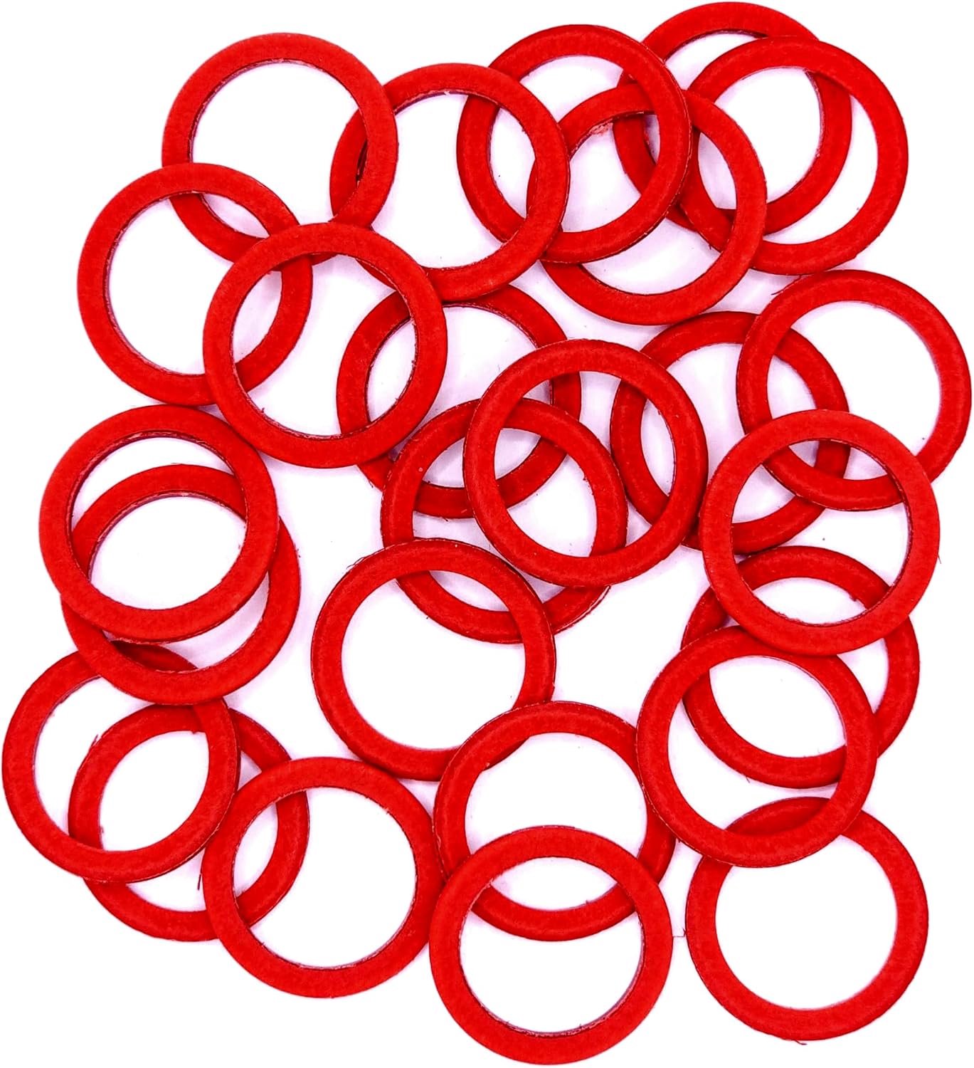 Vulcanietpakking 3/4" Normaal - 24 x 18 x 2mm - 25 Stuks - Ideale afdichting voor pompen - ShopVlot