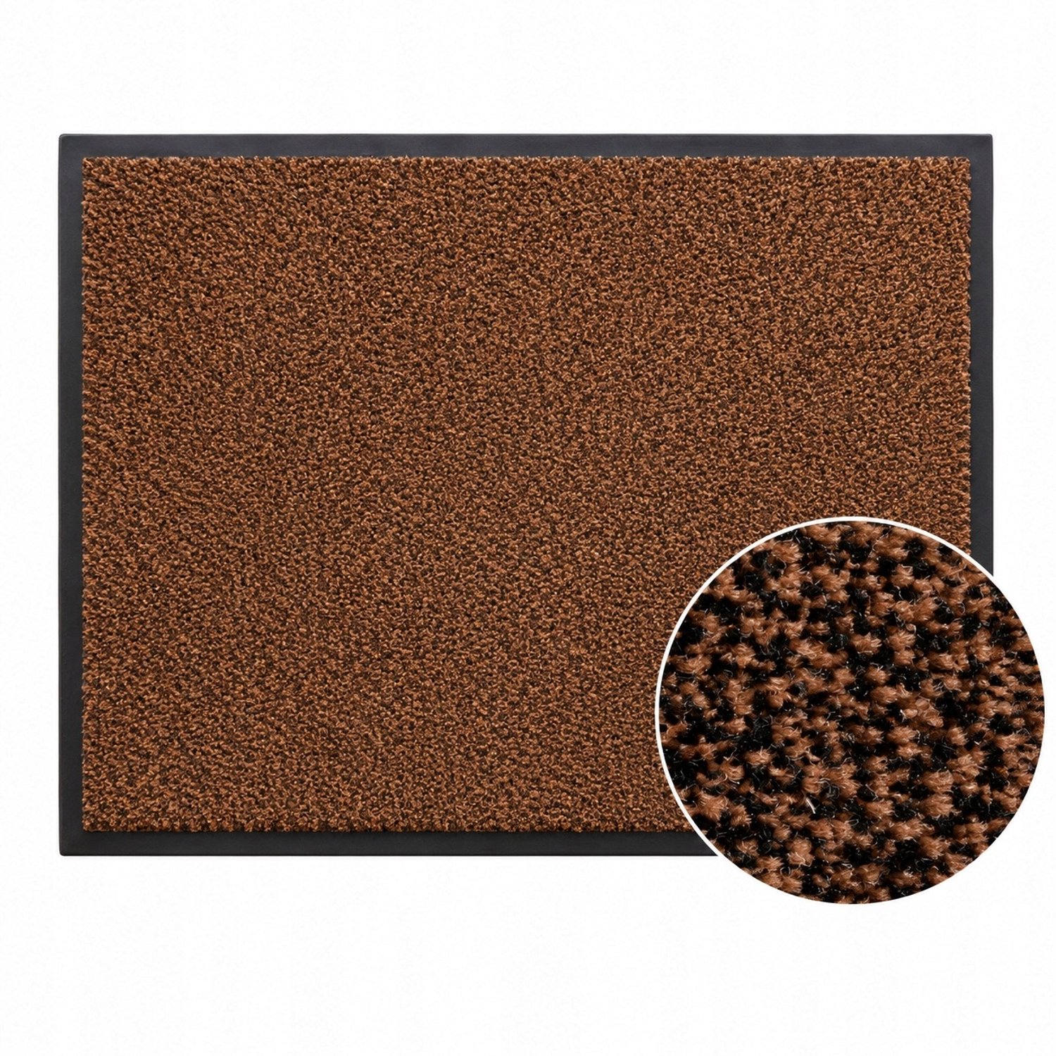 Antislip Deurmat Binnen 90x120 cm Bruin - Duurzaam & Absorberend