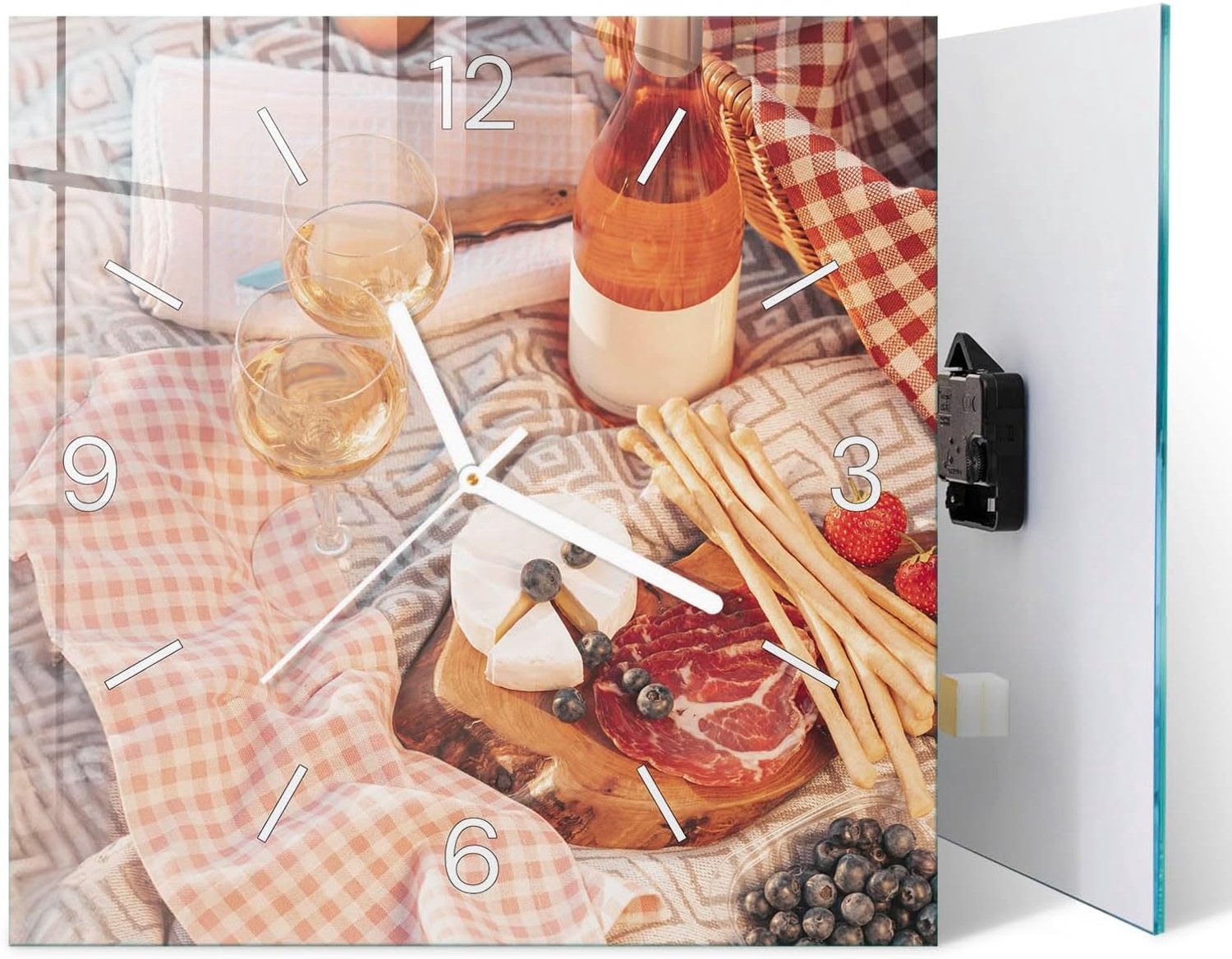 Decoratieve klok 30x30 cm | Zomerfeest