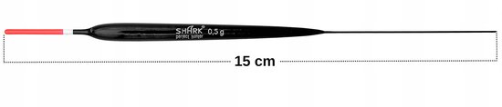 Shark Balsa Dobber 0,5g / 15cm - Perfecte Kwaliteit Visserij — afbeelding 2