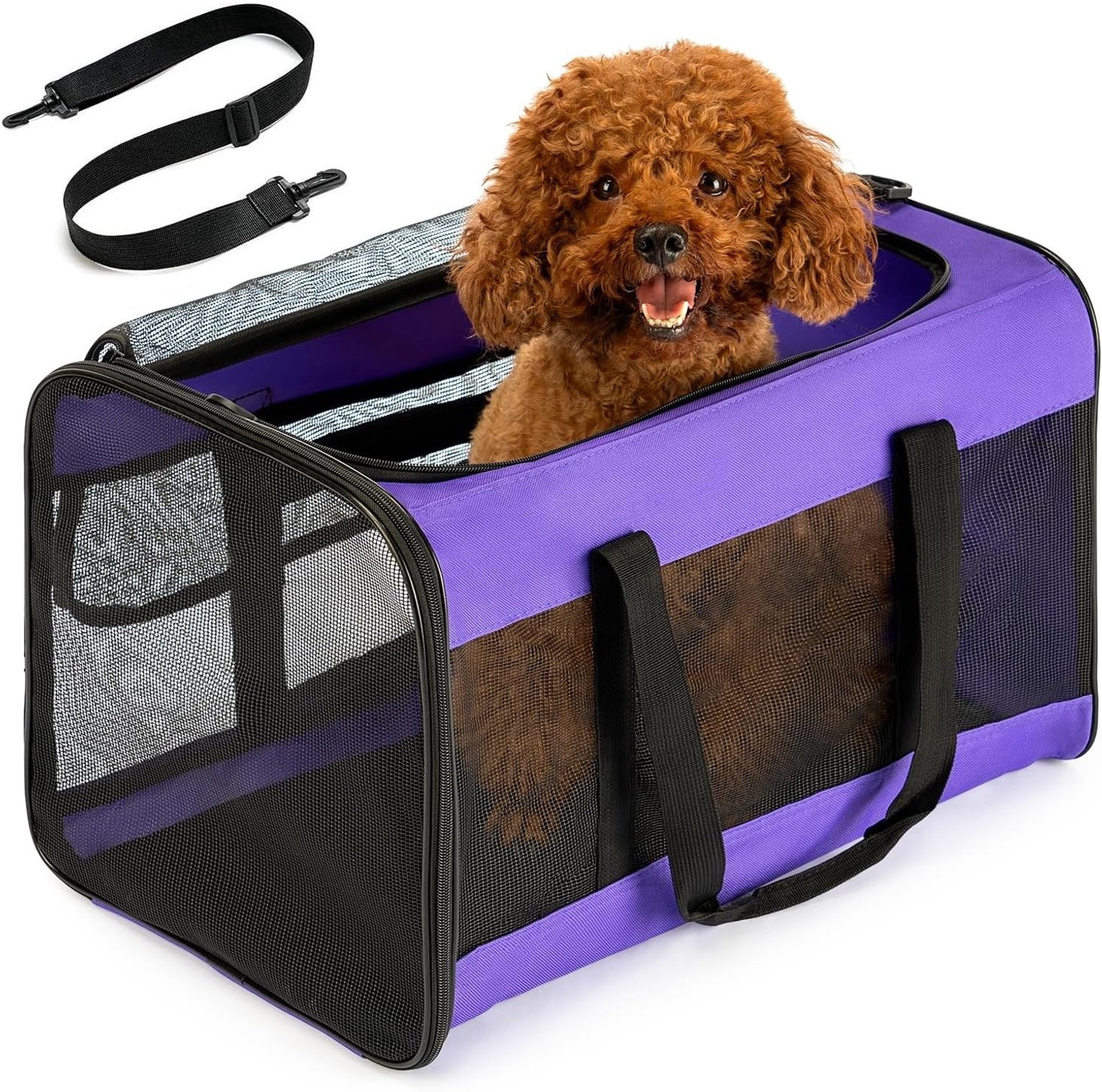 Hondenreismand voor Huisdieren - Draagbare Transporttas voor Honden en Katten, Comfortabel en Veilig