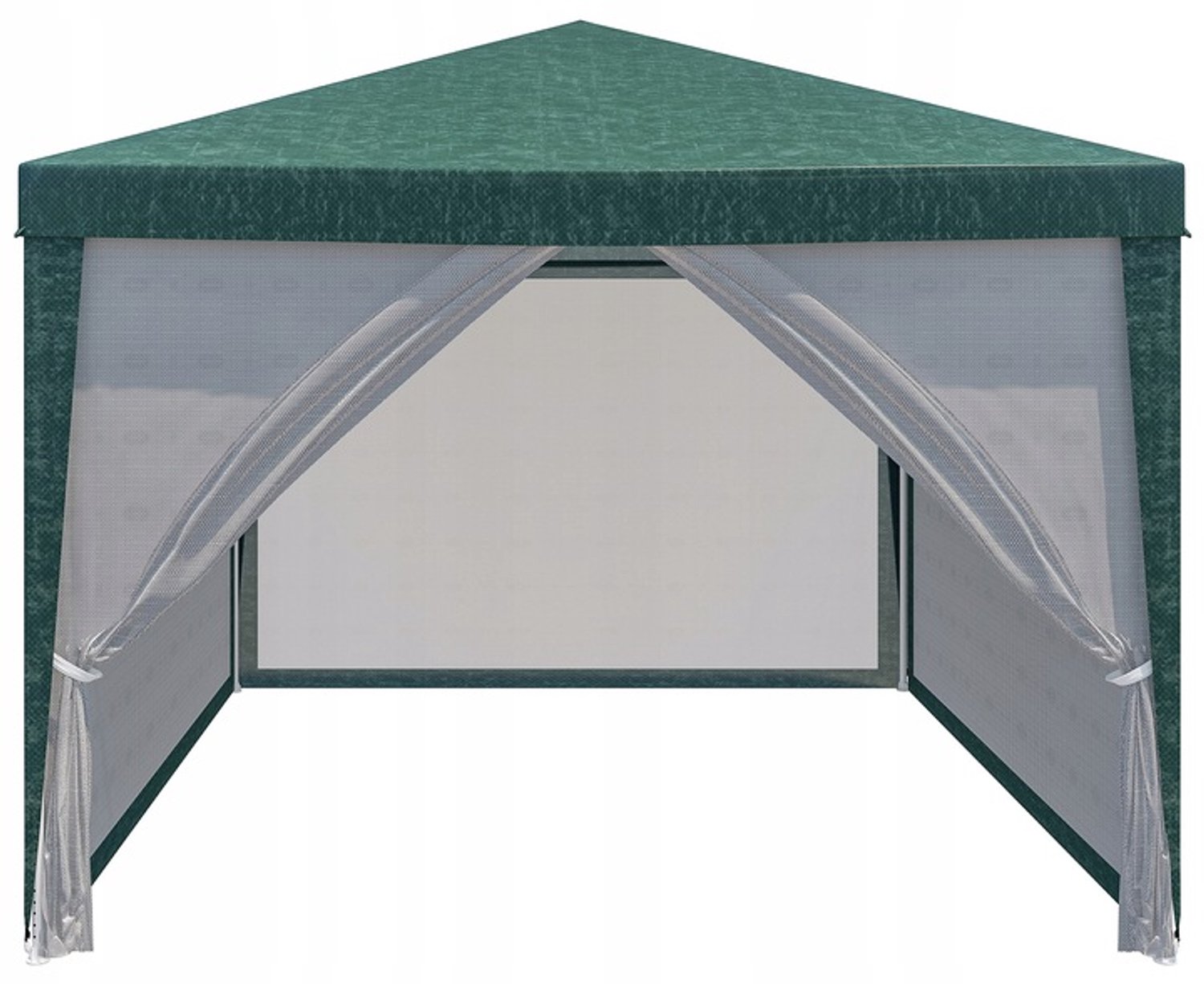 Groen Tuinpaviljoen 3x3m met Horren - Waterdicht en Stabiel