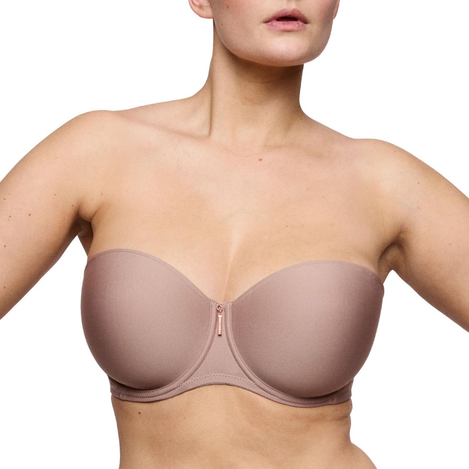 PrimaDonna Twist Twixie Strapless Voorgevormde Beugel Bh 0242538 Cosmetic - maat EU 80E / FR Huid