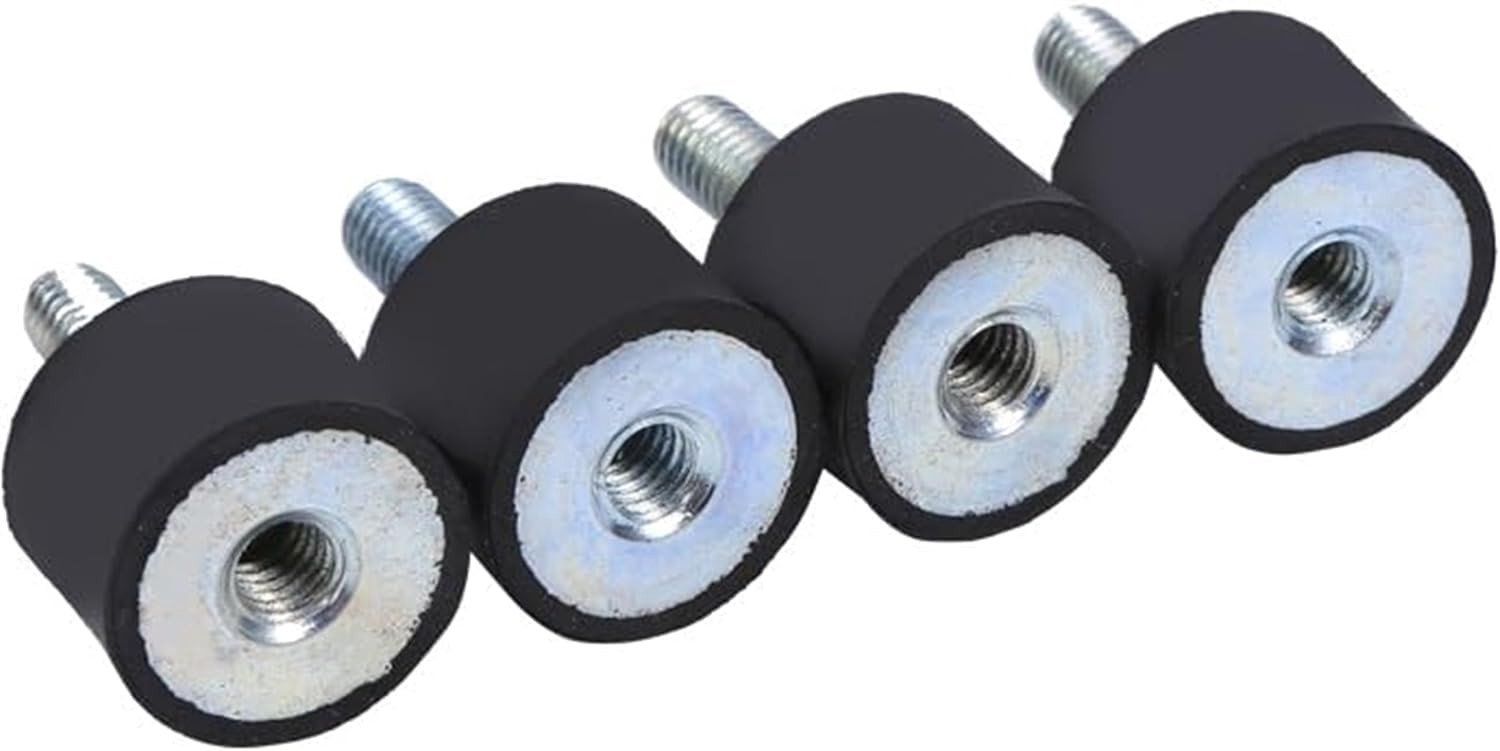 Rubber Vibration Isolatie Mounts - 4 Stuks M8 M6 Antivibratie Schokdempers voor Geluidsisolatie en Stabiliteit