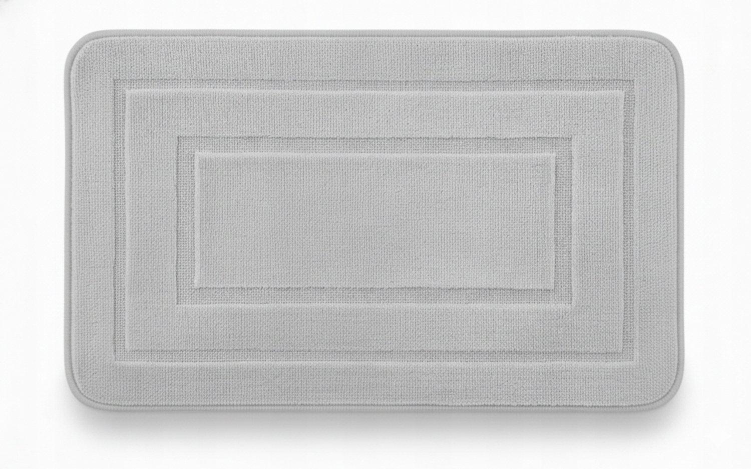 Antislip Badkamermat Lichtgrijs 40x60 cm met 3D Patroon
