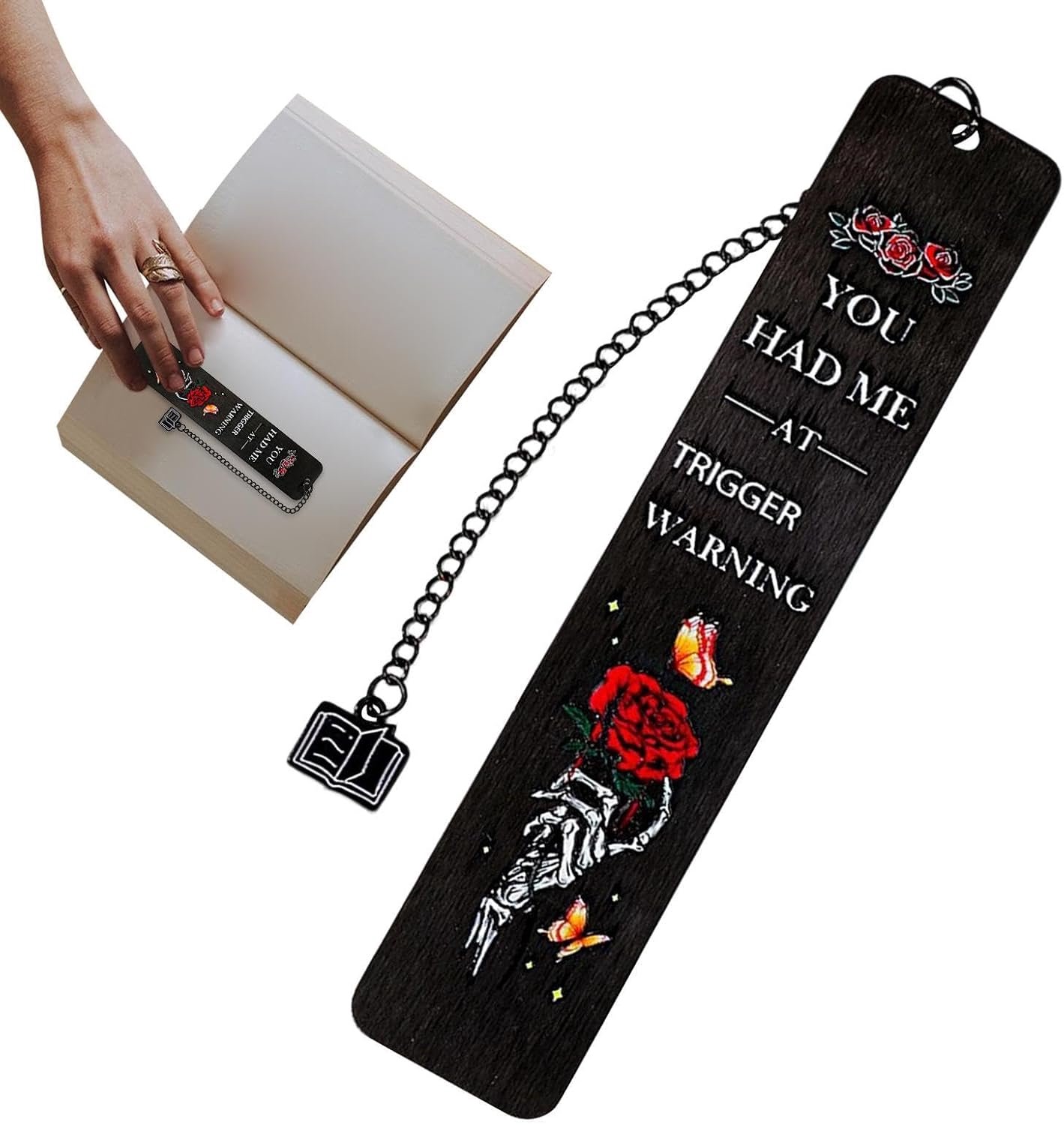 Goth Bookmark Gothic Esthetische Pagina Marker Houder