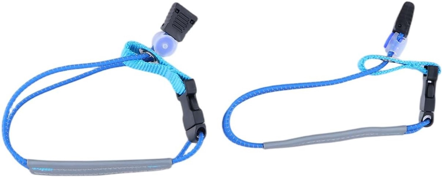 Reflecterende banden voor fietsbroeken - 2 stuks elastische clips voor joggen en fietsen, verstelbaar van 18-25 cm