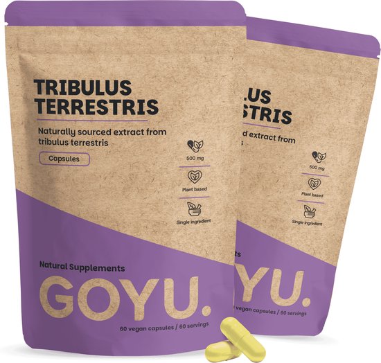 GOYU® - Tribulus Terrestris Extract Capsules 500 mg Combipack 120