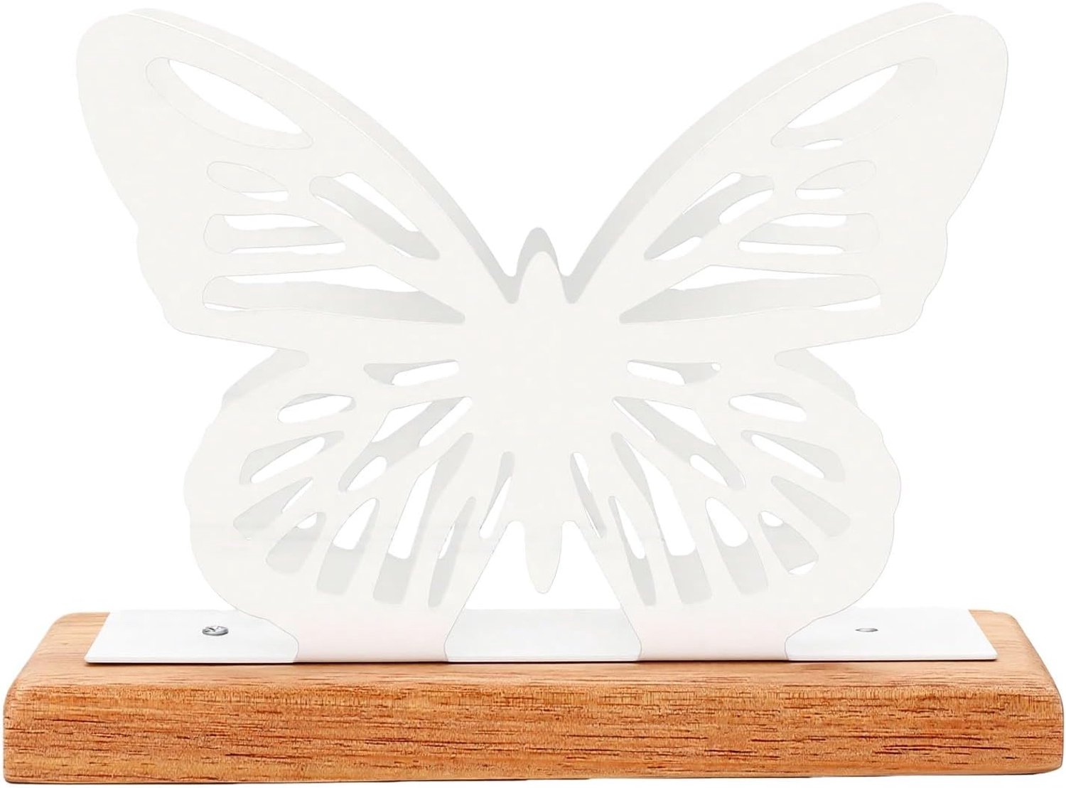 Houten Servethouder voor Tafel, Stabiele Basis van (Wit)