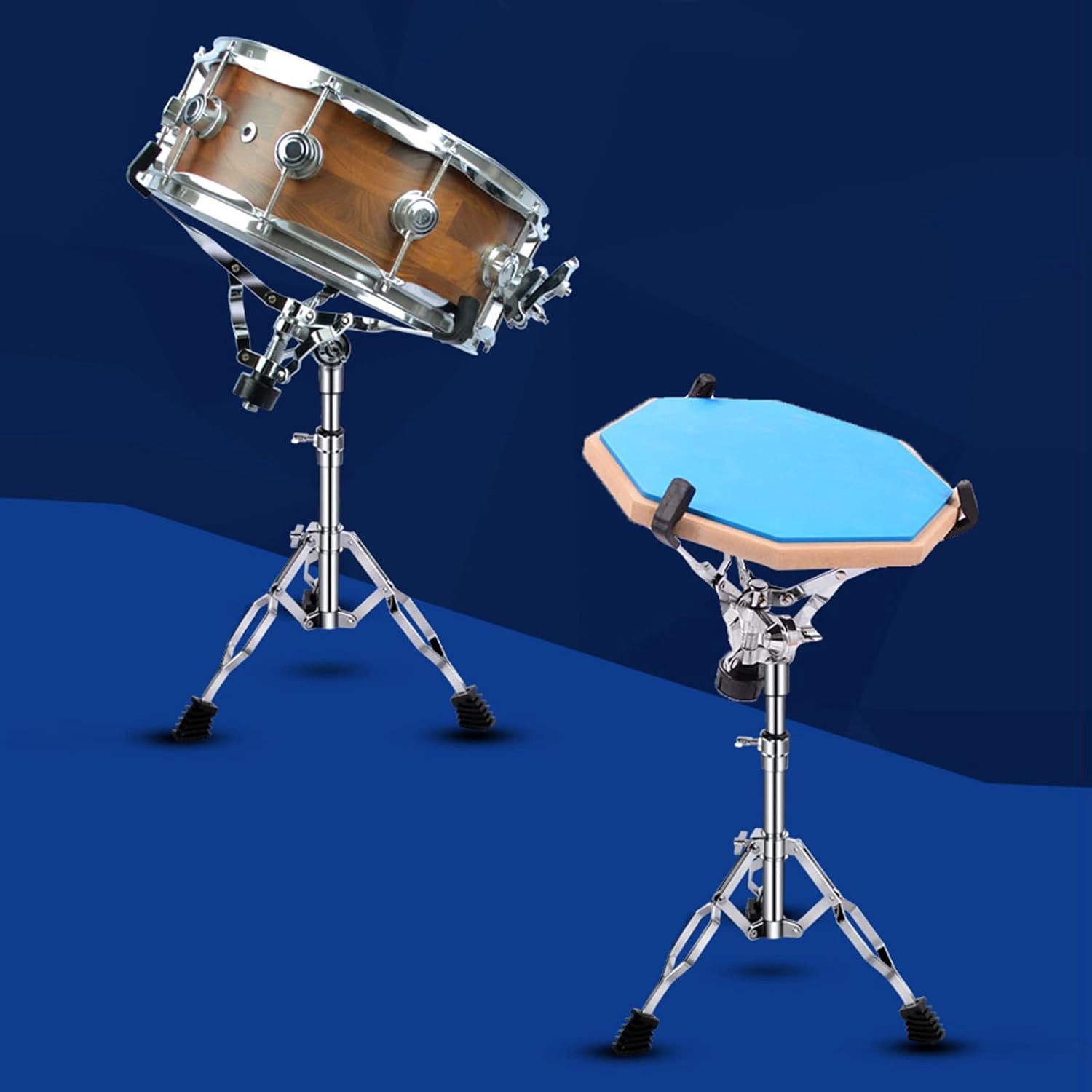 Jeffergarden Verstelbare Drumstandaard, Constructie van Koolstofstaal, Stabiele en Universele Snaredrumstandaard, in Hoogte Verstelbaar van 15,7 Tot 21,7 Inch voor Etherische en Stomme Drums