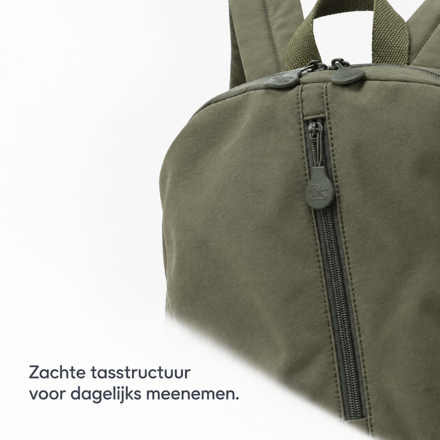 Rugzak - middelgroot - groen - voor dagelijks gebruik