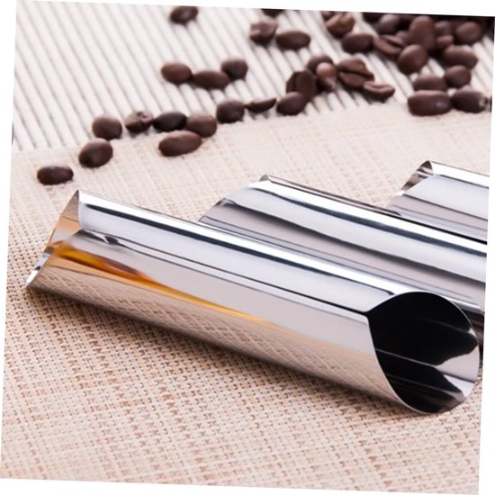 12stuks Rvs Spiralen Cannoli Vorm Tubes Cylindrische Bakvormen Voor Cake Herbruikbare Keukenhulp Voor Taart Croissant Gebak Decoratie — afbeelding 2