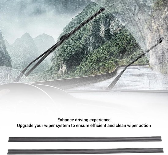 4 Stuks Ruitenwisservervangingsrubbers voor Auto's Trucks SUV's, — afbeelding 3
