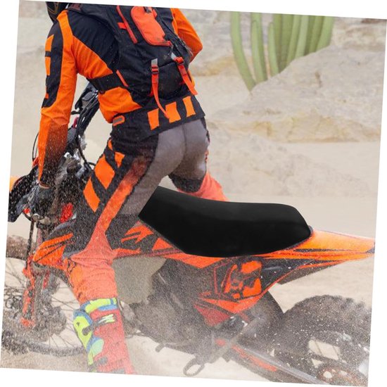 2 Stuks Vierwiel Zitkussen Wieler Motorfiets Passagier Minibike Omslag Vuil Zadel Rug Zitkussen Voor Crossmotor Achterkant Quad Pitfietsstoelkussen Atv-kussen Zwart Polyester — afbeelding 4