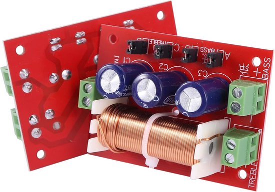 2 Stuks 400W Crossover Speaker 2 Manieren Audio Tuning Tweeter Bass Speakers Filter Frequence Splitter voor 2-16Ohm — afbeelding 4