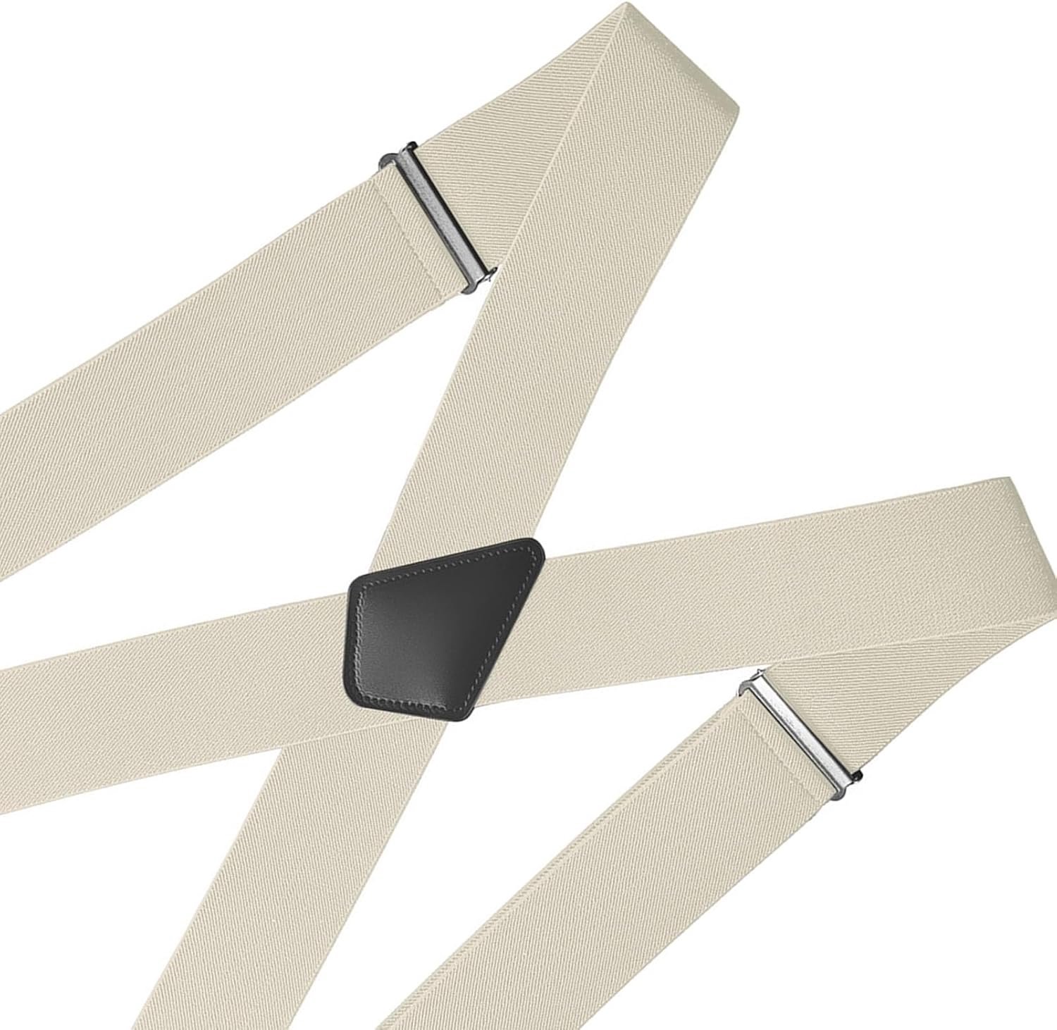 Zware Bretellen met Metalen Clips, X Rug Brede Elastische, voor