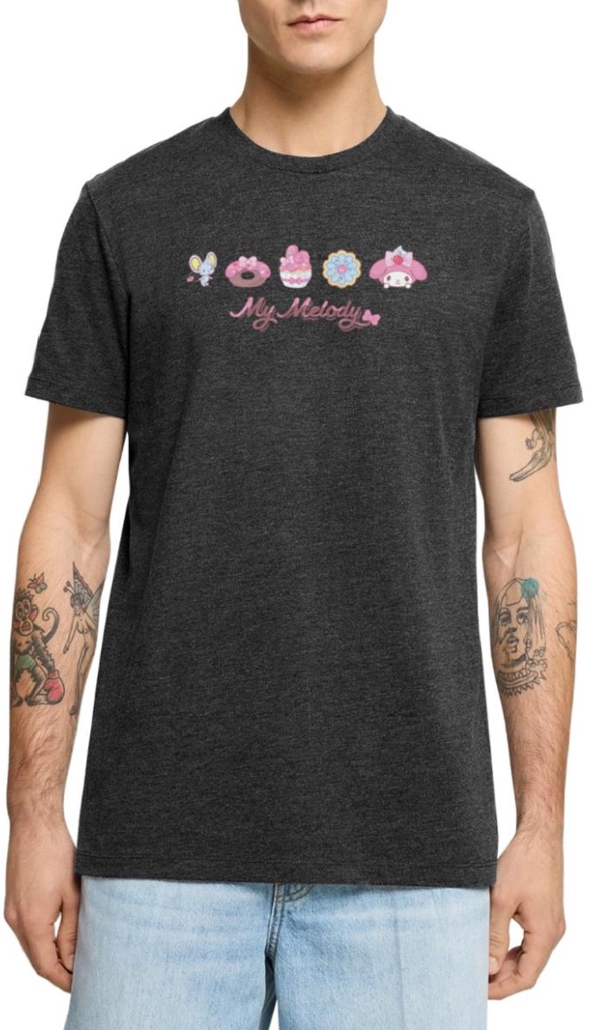 My Melody Met Flat En Gebakjes Premium T Shirt Heren
