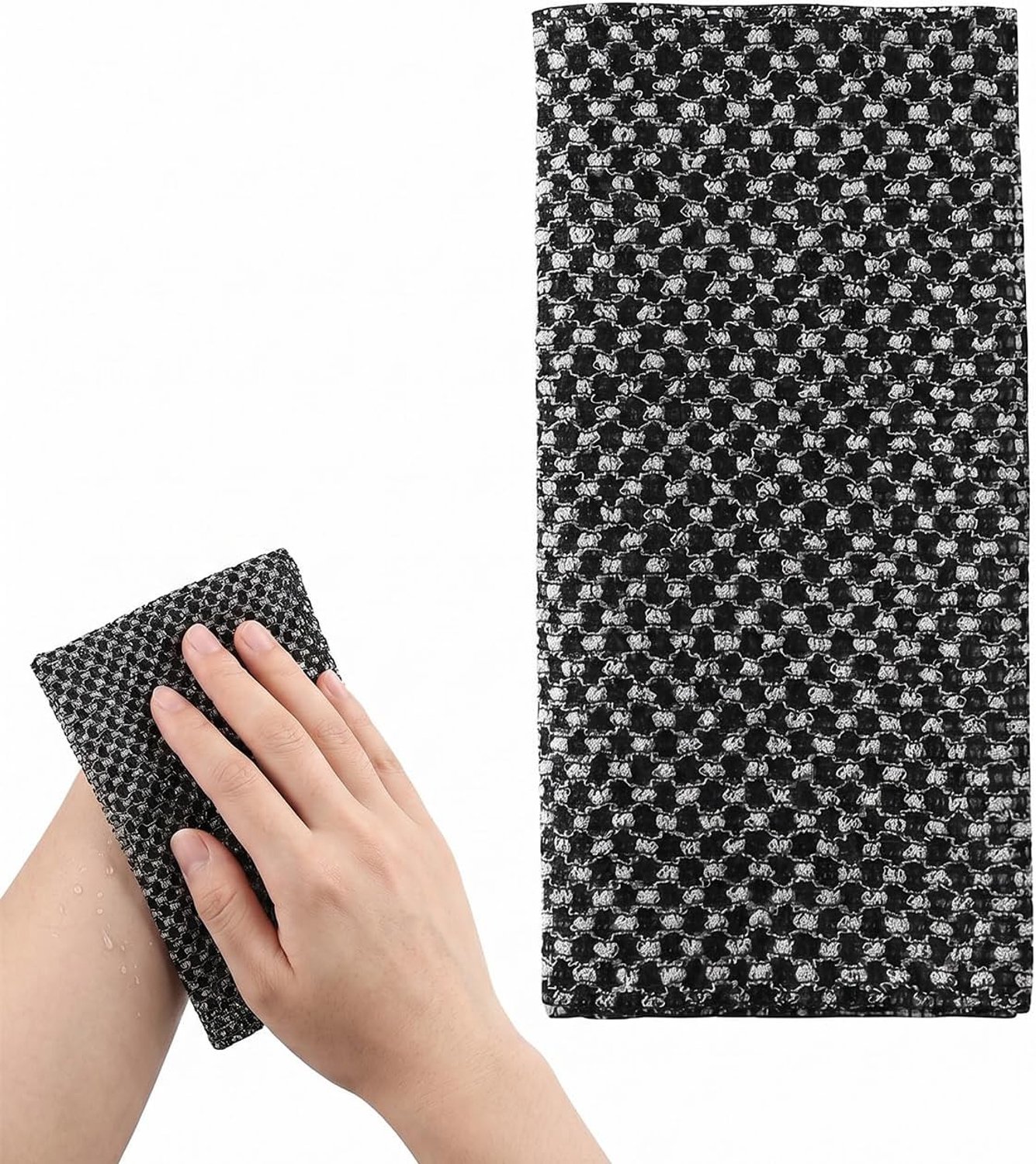 Peeling-handdoek, 1 stuk, antibacteriële dieptereiniging voor het verwijderen van dode huid en voor een zachte, stralende huid.