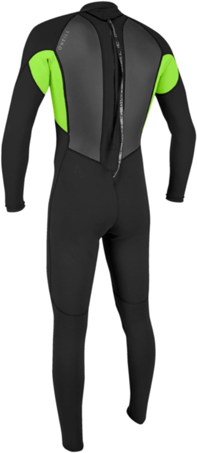 2026 O'Neill Heren Reactor-2 3/2mm Rug Ritssluiting Wetsuit - Bl