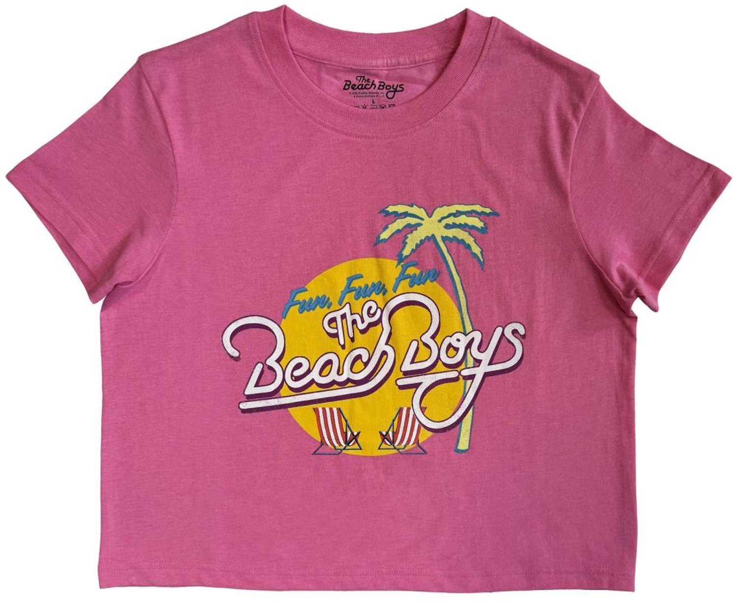 The Beach Boys - Fun, Fun, Fun Crop top - L - Roze