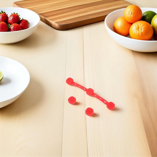 2 Stuks Magnetische Siliconen Bevestigingsclips voor Airfryer Bakpapier Hittebestendig Flexibel Gemakkelijk Te Installeren Geschikt voor Non-stick Liners — afbeelding 3