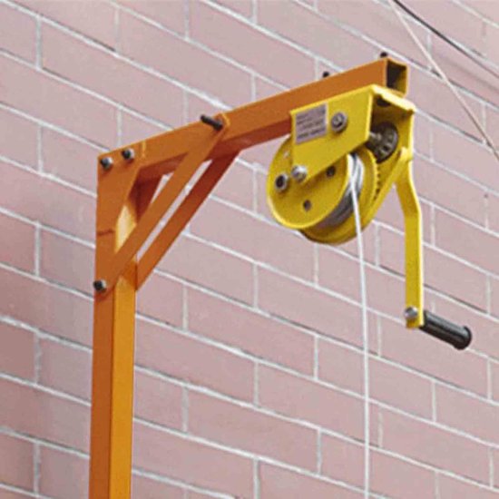 Handlier - Zelfvergrendelend beugelgereedschap, 300 kg capaciteit voor lucht- en handmatige takels, 20 m draagbaar hefgereedschap met eenvoudige installatie en afneembare ondersteuning, 1-5 ph — afbeelding 2