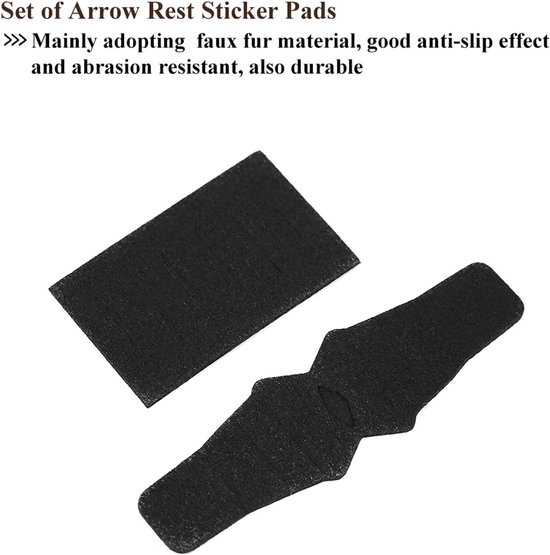 Boogschieten Rest Sticker Pads, Anti-Slip Imitatiebont Sticker Set voor Compound Boog Jacht Accessoire HDX Drop Away Boogschieten Rest — afbeelding 4