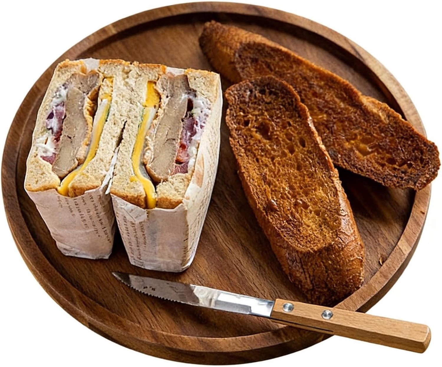 Houten dienblad, waterdicht display woondecoratie - houten decoratieve lade kaasplank | voor keuken slaapkamer badkamer woonkamer kantoor restaurant boerderij kaas brood taart fruit