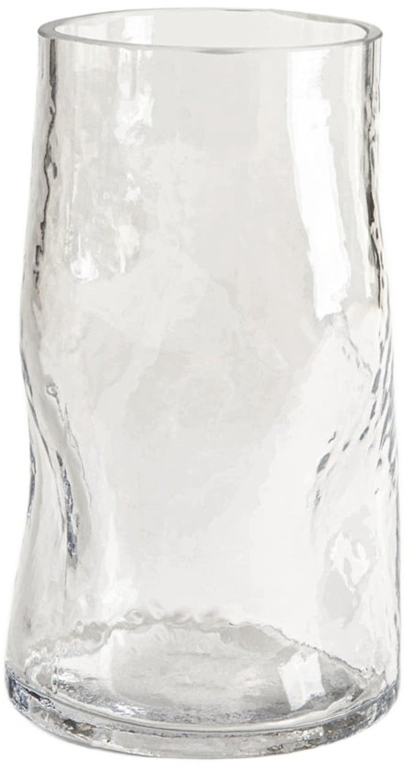 Homla SOOFTE Glazen Vaas - Gekreukt Transparant 11x18.8 cm