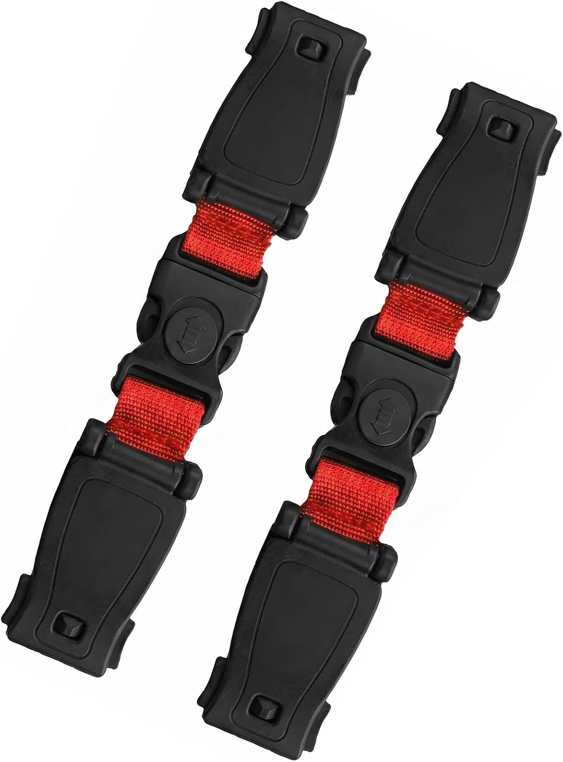 2 stuks gordelbevestigingen voor baby's, veiligheidsgordelklem voor kinderen, universele veiligheidsgordelclip, rood - ShopVlot