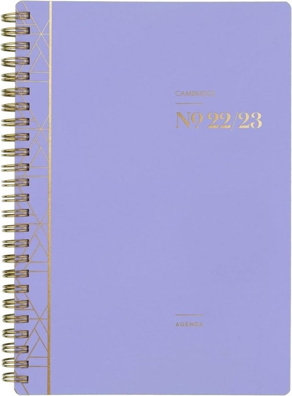 Academische week- en maandplanner - 2022-2023 - Zakelijk en overzichtelijk - Formaat 14 x 21 cm - Lavendel