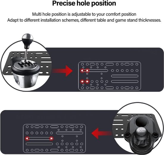 Handrem Desk Mount Beugel voor Racingspellen, Geschikt voor G25/27/29 en T500, Stabiele Bevestiging voor PC Game Shifters — afbeelding 3