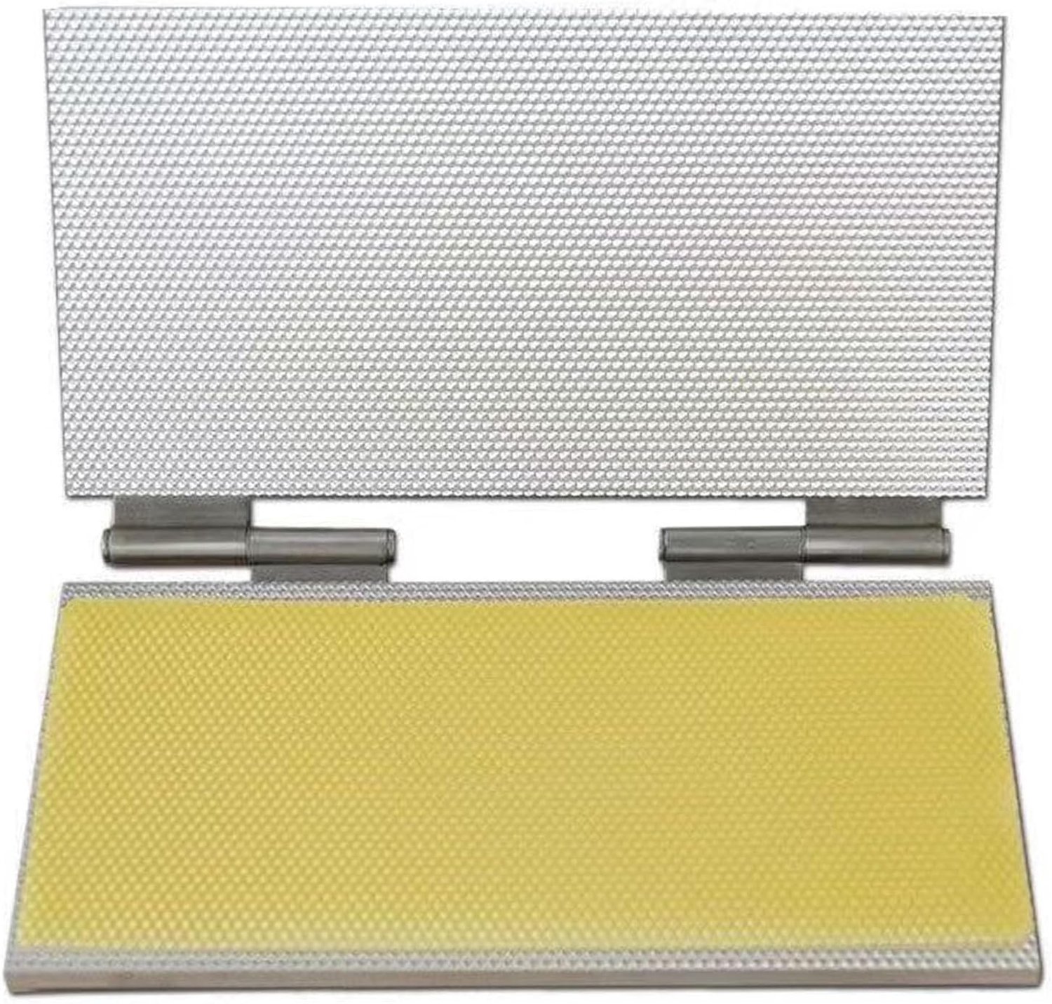 Aluminiumlegering Bee Wax Sheet Casting Tool,bijenwas Embossing Mold Foundation Press, met 5.4mm Cell Patroon Voor Bijenteelt Kam Foundation Productie Gebruik