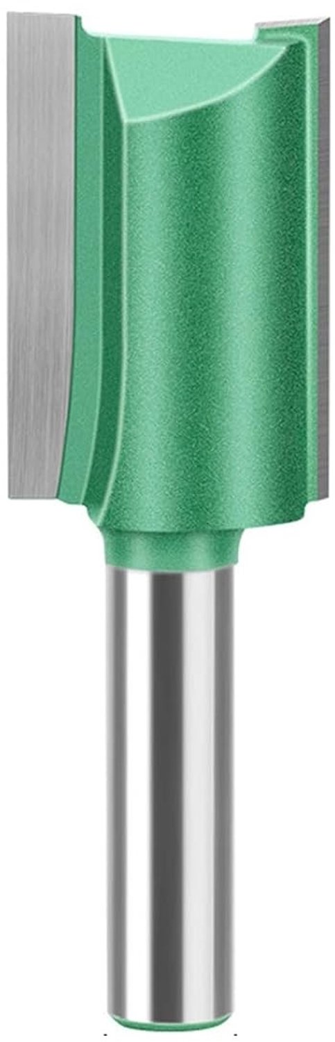 Rechthoekige Frees met 8mm Schacht, Dubbele Golf Snijder voor Houtbewerking, 19mm Snijdiameter, 30mm Snijlengte, Precisie Gereedschap voor Houtbewerking en DIY Projecten