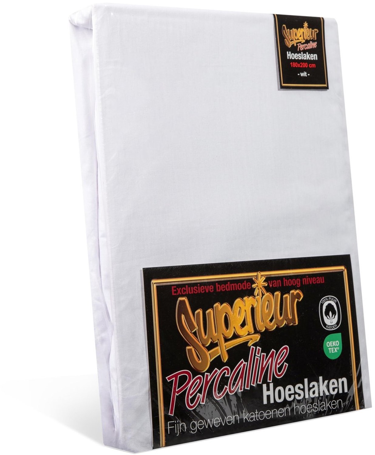 Duraxl Hoeslaken - 100% katoen - Wit - 160 x 210/220 cm