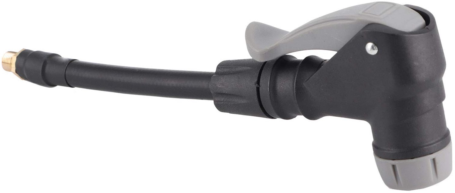 Inflator slangadapter 2 in 1 - rubber materiaal - eenvoudige snap-on connector - geschikt voor Franse opblaasbare klep - Vemera