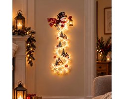 2027 New Christmas Magic Trail Wall Light, LED Cascading Christmas Wall Decor, Sparkling Cascading Snow Walls Light for Home Office Store Decor, A Little Xmas Magic (E)