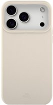 Beige telefoonhoesje van xoxo Wildhearts voor iPhone 18 Pro met verhoogde cameraring.