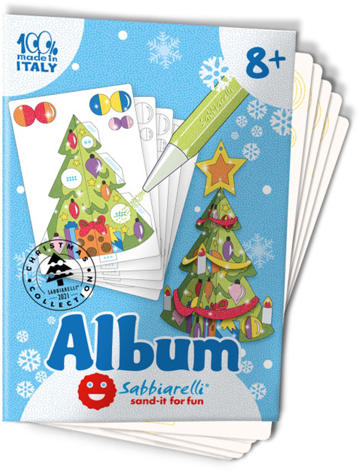 Sabbiarelli Sabbiarelli Kerstboom 3D h:22 cm.